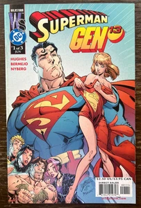 CUBIERTA VARIANTE SUPERMAN GEN 13 1 J SCOTT CAMPBELL ADAM HUGHES LEE BERMEJO Jim Lee - Imagen 1 de 4