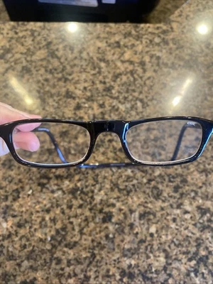 CliC 1.5 Magnetic Reading Glasses Plastic Rectangular Adjustable Neck Band USED - Image 1 of 4