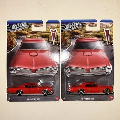 Hot Wheels Silver Series '66 Pontiac GTO Chase Car 2025 base metálica (lote de 2) Foto 1 de 4