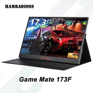 GTMEDIA Game Mate 173F 1080P 17.3" Portable Monitor for Laptop Mac Phone PS4 PS5 - Picture 1 of 9