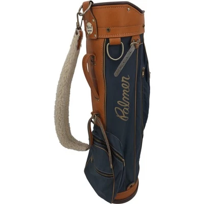 Bolsa de carrinho de golfe Palmer ProGroup Inc seis divisórias náilon e couro azul e marrom - Imagem 1 de 4