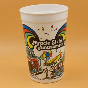 Miracle Strip Amusement Park Vintage 1982 Plastic Cup - Picture 1 of 6