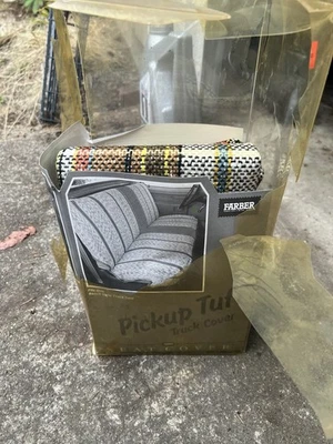 Cubierta de asiento de banco universal para camionetas Ford, Chevy, Dodge y tamaño completo Foto 1 de 4