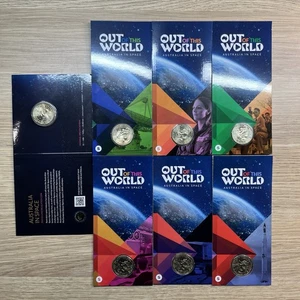 7x 2024 $1 One Dollar Coin - Out of this World - Aus in Space - Unc in RAM - Picture 1 of 2