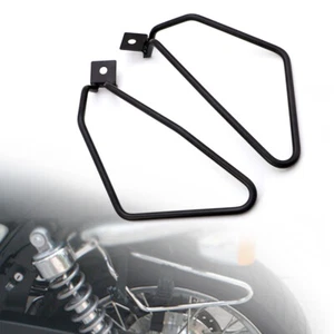 Nuevo soporte de barras de soporte de bolsa de metal negro para Harley Sportster XL883 - Imagen 1 de 10