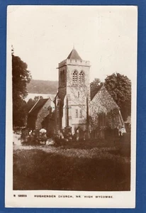 Hughenden Church RP pc 1916 Naphill High Wycombe Gummi temporärer Poststempel W591 - Bild 1 von 2