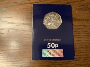 50p Coin Checker . Charles III . Coats of Arms. 2022 . dated on reverse - Picture 1 of 1