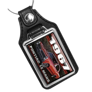 1967 Pontiac Le Mans Red Muscle Car Key Chain Key FOB Key Ring  - Picture 1 of 3