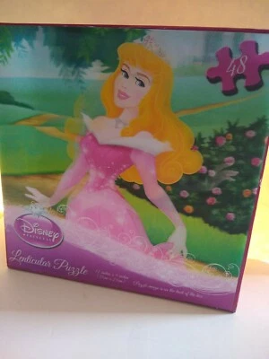NUEVO ROMPECABEZAS LENTICULAR PRINCESA DISNEY ~ 48 PIEZAS *Envío Gratis Foto 1 de 3