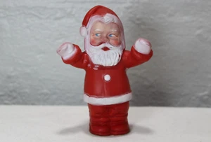 Vintage Christmas~ Weissman~ Dancing Santa Claus~ Windup Rubber Toy - Picture 1 of 8