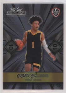 2021-22 Wild Card Alumination Green Foil 10 Stripe /25 Mikey Williams #ABC-63