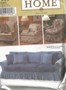 7565 Simplicity Patrón de Costura SIN CORTAR Fundas Silla Sofá Donna Lang - Imagen 1 de 4