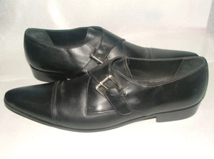 HERREN STUDIO EMPOLI HALBSCHUHE SCHUHE GRÖSSE 8 D LEDER HANDGEFERTIGT IN ITALIEN SCHWARZ #520 - Bild 1 von 10