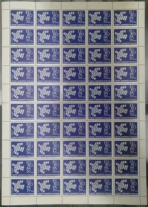 TURKEY 1961, EUROPA CEPT Full Sheet 3v ( MNH ) - Picture 1 of 3