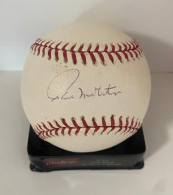 PAUL MOLITOR TWINS/BLUE JAYS/BREWERS SIGNED AUTOGRAPHED M.L BASEBALL PSA STEINER - Image 1 of 4