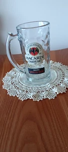Bacardi Oakheart Smooth Spiced Rum 12 oz Glass Mug - Picture 1 of 5