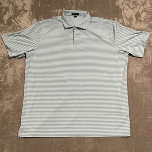 Peter Millar Shirt Mens XXL Blue Crown Crafted Polo Performance Golf Stretch - Picture 1 of 8