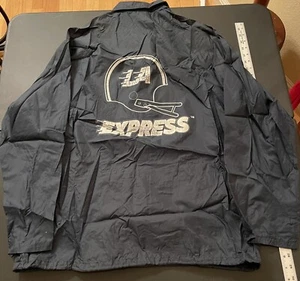 USFL Los Angeles LA Express Spiel getragen gebraucht leichte Seitenjacke XL. B - Bild 1 von 10