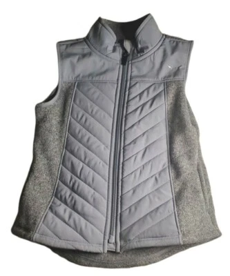 Chaleco sin mangas gris marino antiguo para niñas talla 5T Foto 1 de 4