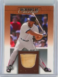 2001 Upper Deck Wade Boggs Game Used Bat UD Heroes of Baseball HOF #B-WB Red Sox - Picture 1 of 2
