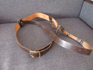 Vintage Set Armee Militär Original Gürtelschnalle Offiziersgeschirr Schwertgürtel UdSSR - Bild 1 von 9