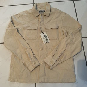 THE STRONGHOLD Black Jacket Men’s XS 20x26.5 Button-Up Corduroy Collar - Picture 1 of 3