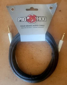 Pig Hog PH10 Tour Grade 8mm Guitar Cable,10 feet, XLR Black - Picture 1 of 2
