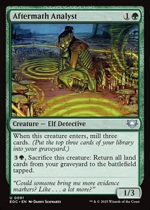 *MtG: Aftermath Analyst - Commander: Etch of Eternities Uncommon - magicman* - Bild 1 von 1