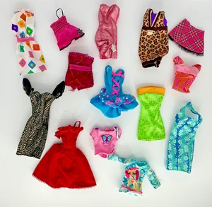Barbie Doll Clothes Lot of Dresses Tops Skirt - Picture 1 of 12