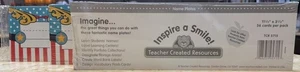 Teacher Created Resources Name Plate Cards 36 Card Pack 11 1/2 X 3 1/2 - Foto 1 di 3