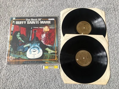 BUFFY SAINTE-MARIE The Best Of Buffy Sainte-Marie Vinyl Record LP Vanguard 1972 - Image 1 of 4