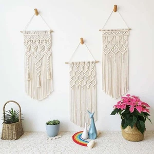 3 Pcs Set Handmade Macrame Wall hanging Tapestry - Picture 1 of 6