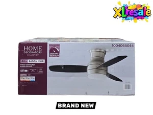 Home Decorators Ashby Park 44 in. LED Brushed Nickel Ceiling Fan w/ Light Kit - Picture 1 of 14