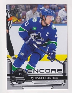 2024-25 Upper Deck Extended ENCORE #E-12 QUINN HUGHES Vancouver Canucks - Bild 1 von 2