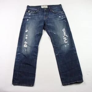 Pantalones de mezclilla Big Star Taylor para mujer 28 (32x27) azul corto corte novio desgastado - Imagen 1 de 14