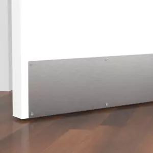 Brushed Stainless Steel Kick Plate Door Furniture - Picture 1 of 3