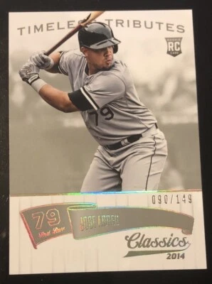 2014 Classics #177 JOSE ABREU Timeless Tributes RC SP #d 90/149! SOX MVP! - Image 1 of 2
