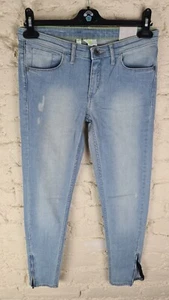 ADIDAS Ladies Distressed Skinny Jeans Size: W 27 L 26 NEW WITH TAGS - Picture 1 of 10