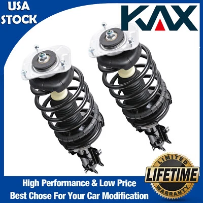 Muelles helicoidales puntales completos delanteros para Volvo S80 99-06 S60 V70 01-09 2,5 L negro Foto 1 de 4