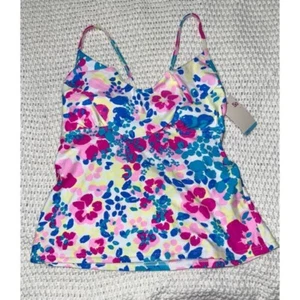 SO Junior Tankini Swimsuit Top NWT. Sz Large 11/13 - Picture 1 of 4