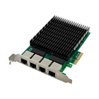 PCI-E X4 Gigabit 4-Port Server  Card Server NIC I210-T4 RJ45 Ethernet NIC1390