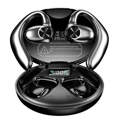 Sports Wireless Earbuds Computer Earphone Stereo Headset Noise Reduction Mic - Image 1 of 4