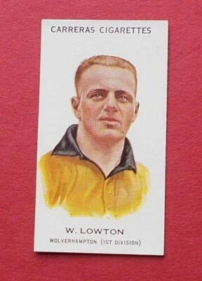 ORIGINAL CIGARTTE CARD BY CARRERAS - FOOTBALLERS 1934 - Image 1 of 2