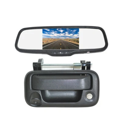 Tailgate Reverse Camera + Rear View Mirror Monitor for Ford Explorer Sport Trac - Image 1 of 4