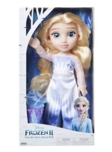 Disney Frozen 2 II Muñeca Elsa la Reina de las Nieves Nuevo en Caja Vestido y Zapatos, Morado/Blanco - Imagen 1 de 6
