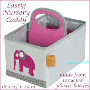 Lassig Nursery Caddy ELEPHANT Baby Organiser Made with Recycled Plastic Bottles - Picture 1 of 12