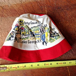 Storytown USA Vintage Childs Bucket Hat Lake George NY Nostalgic Rare Sun Cap - Picture 1 of 8