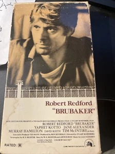 Brubaker (1980) - The Very First Magnetic Video Release from 1980 - VHS Vintage - Picture 1 of 4