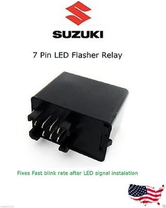 Suzuki Relay to slow down LED Turn Signal Flasher rate 7-Pin - Picture 1 of 6