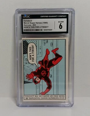 Donruss (1966) Marvel Super Heroes #32 How’s This For A Finish CGC 6. ¡ENVÍO RÁPIDO! Foto 1 de 4